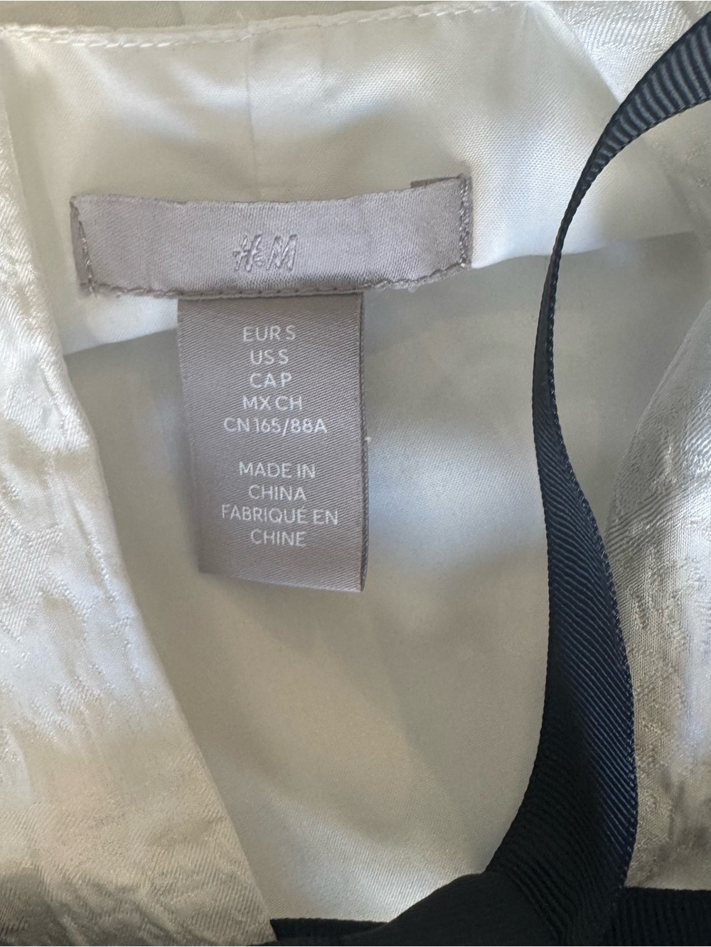 H&M JACQUARD-WEAVE TIE-BACK DRESS - Picture 2 of 9